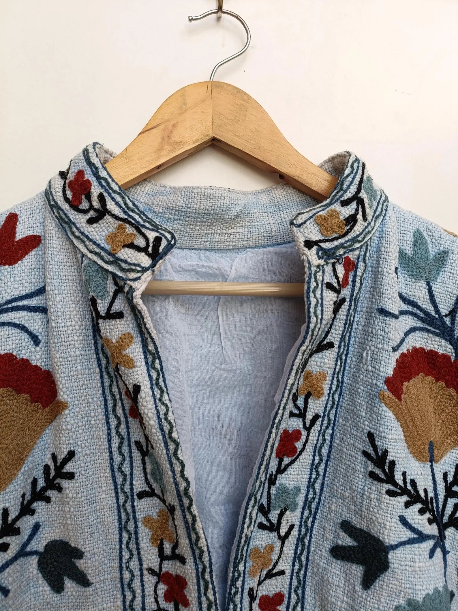 Emily - Light Blue Quilted Jacket