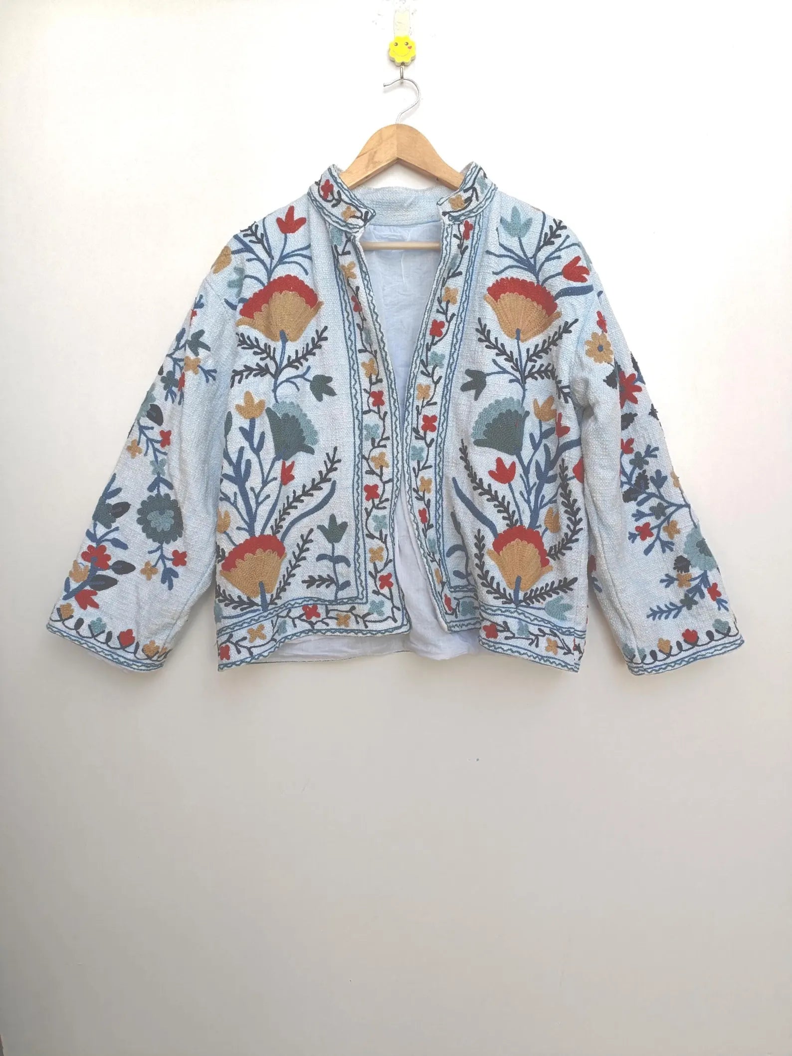 Emily - Light Blue Quilted Jacket