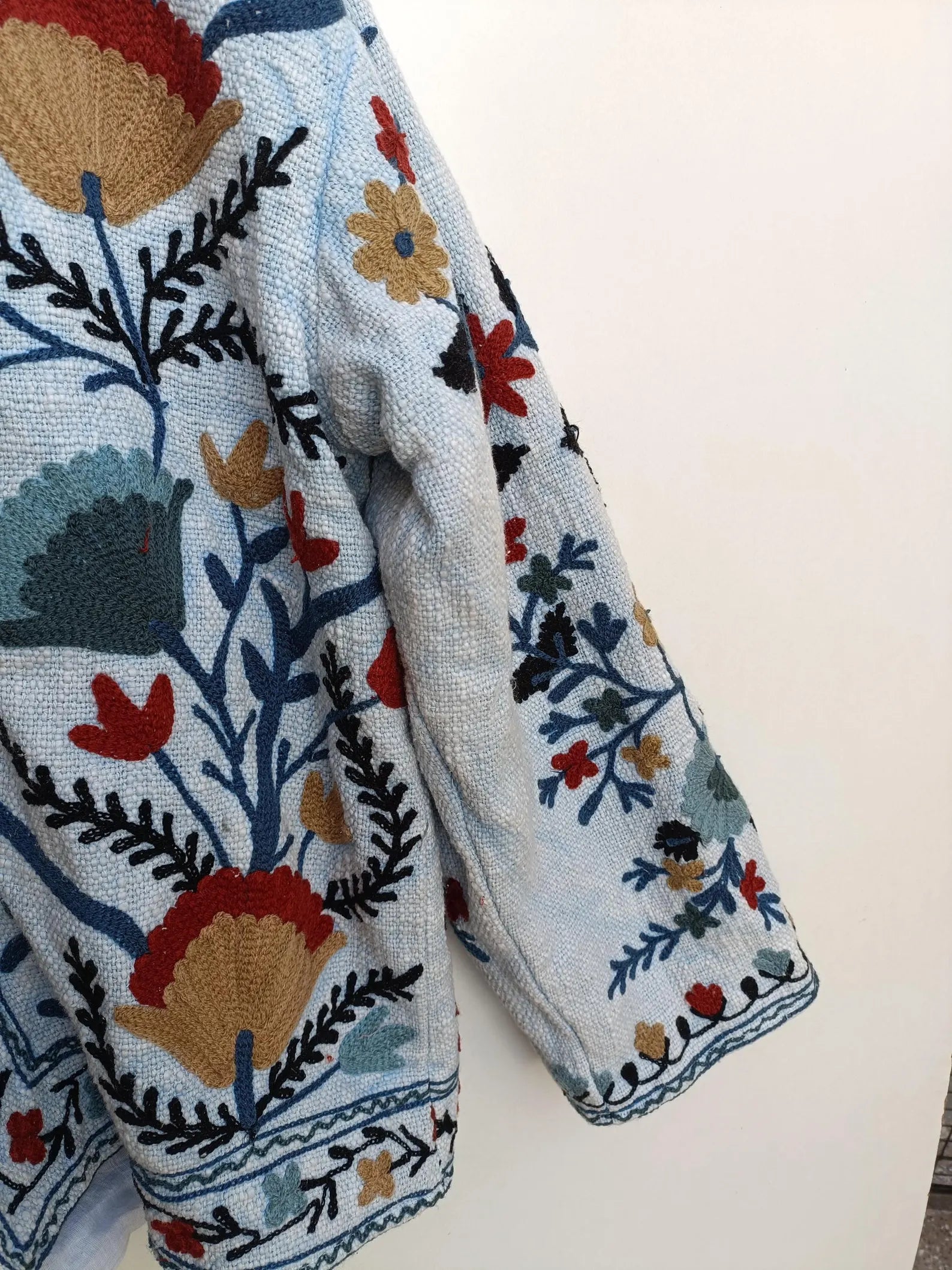 Emily - Light Blue Quilted Jacket